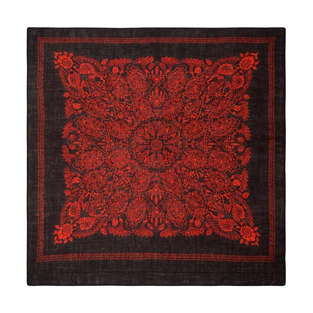 YSL wool & silk vintage scarf/neckerchief - Picture 2 of 12